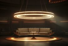 Подвесные LED-кольца: современное решение для стильного интерьерного освещения