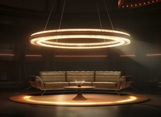 Подвесные LED-кольца: современное решение для стильного интерьерного освещения